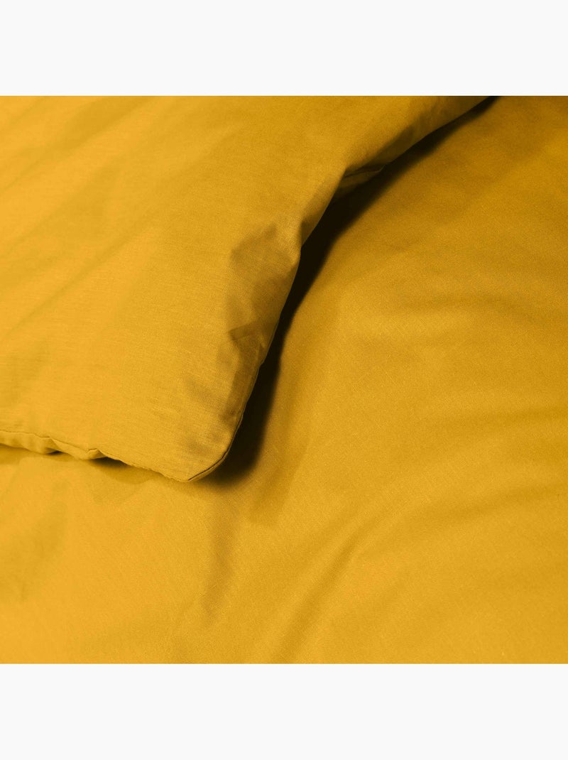 Housse de couette Collection Line Jaune - Kiabi