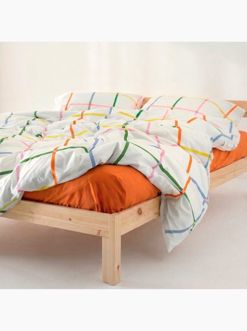 Housse de couette Color lines "Happyfriday" - Kiabi Housse de couette Color lines "Happyfriday" - Kiabi