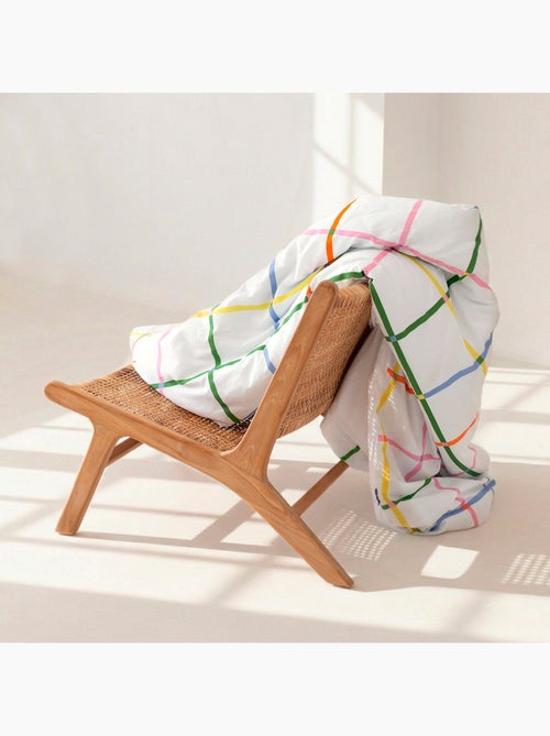 Housse de couette Color lines "Happyfriday" - Kiabi Housse de couette Color lines "Happyfriday" - Kiabi