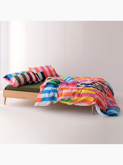 Housse de couette Color pop "Happyfriday" - Kiabi