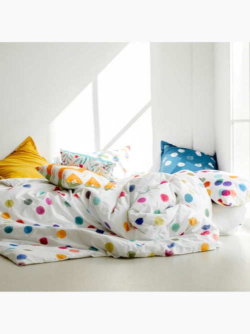 Housse de couette Confetti "Happyfriday" - Kiabi