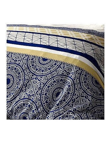 Housse de couette CONNEXIONS+ 2 taies coton 57 fils