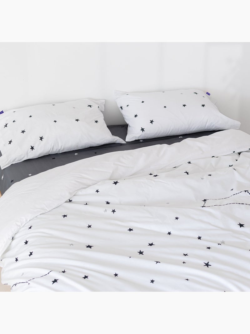 Housse de couette Constellation "Happyfriday" Blanc - Kiabi