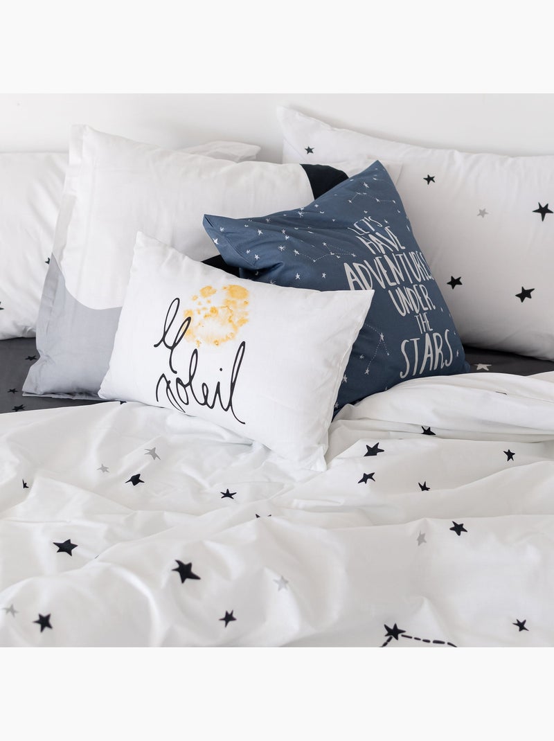 Housse de couette Constellation "Happyfriday" Blanc - Kiabi