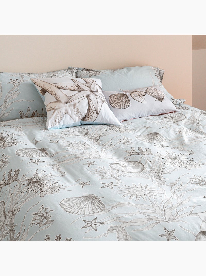 Housse de couette Coral reef "Happyfriday" Blanc - Kiabi