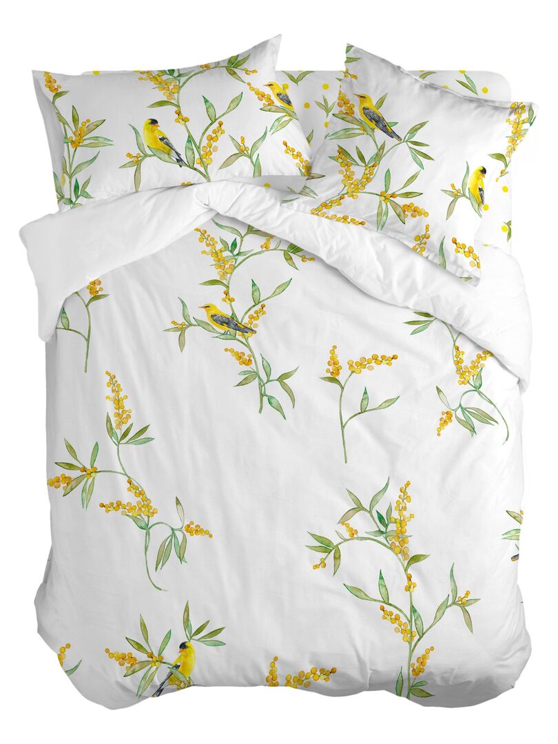 Housse de couette Tropical Happyfriday - Blanc - Kiabi - 25.99€