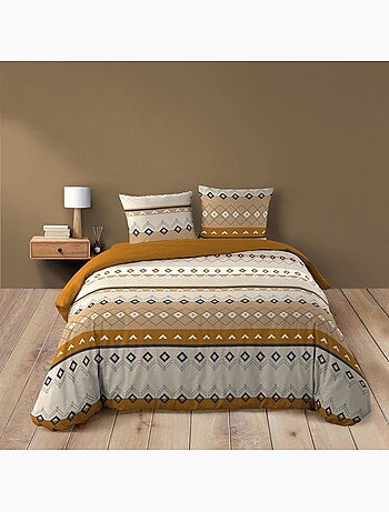 Housse de couette coton 42 fils + 2 taies Xena