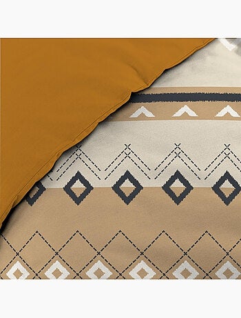 Housse de couette coton 42 fils + 2 taies Xena