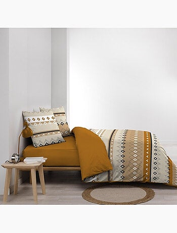 Housse de couette coton 42 fils + 2 taies Xena