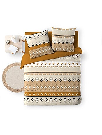 Housse de couette coton 42 fils + 2 taies Xena