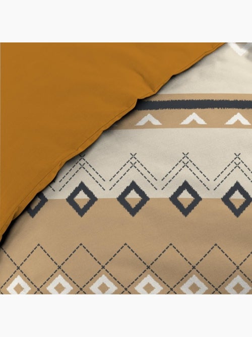 Housse de couette coton 42 fils + 2 taies Xena - Kiabi