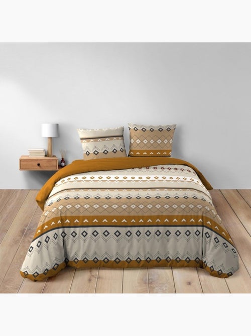 Housse de couette coton 42 fils + 2 taies Xena - Kiabi