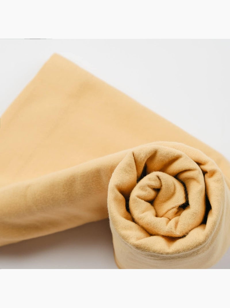 Housse de couette coton 57 fils en molleton flanelle TOUDOUX Blanc - Kiabi