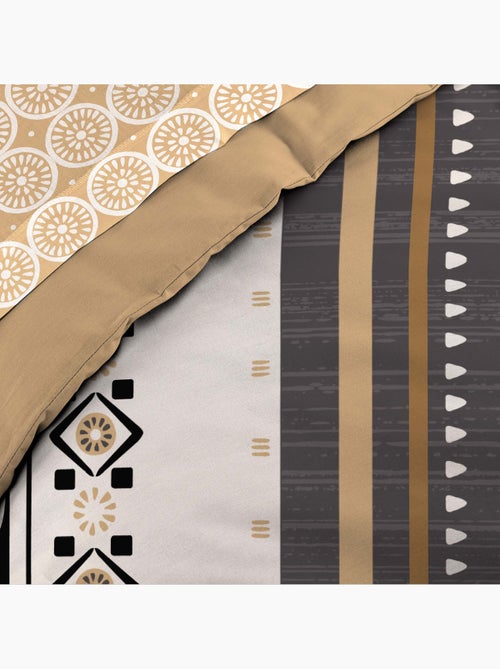 Housse de couette coton 6 pieces 220 x 240 cm Geo-Janima - Kiabi