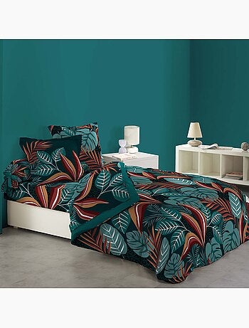 Housse de couette coton 6 pieces Bouquet d'Automne