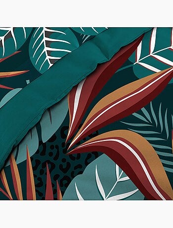 Housse de couette coton 6 pieces Bouquet d'Automne