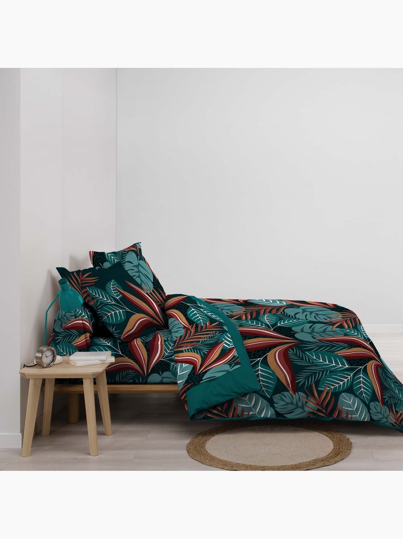 Housse de couette coton 6 pieces Bouquet d'Automne Multicolore - Kiabi
