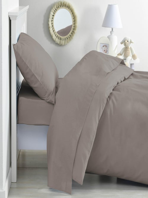 Housse de couette Coton Bio 57 fils - 'P'tit Basile' - Kiabi