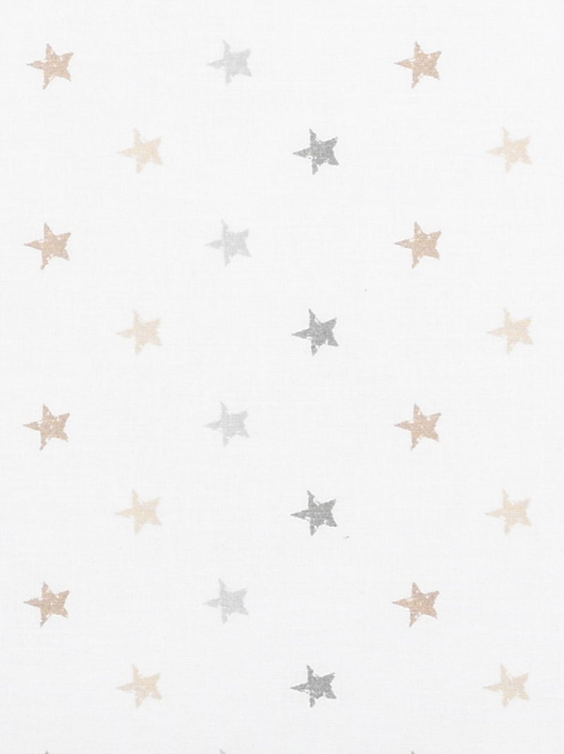 Housse de couette Coton Bio 57 fils - 'P'tit Basile' Multicolore - Kiabi