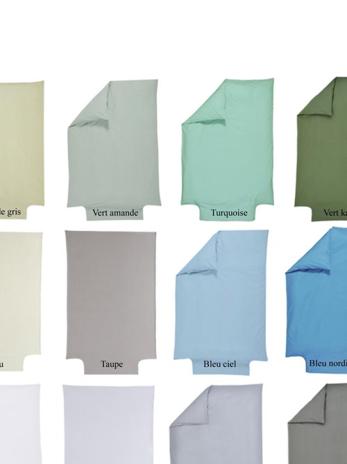 Housse de couette Coton Bio 57 fils - 'P'tit Basile' - Kiabi