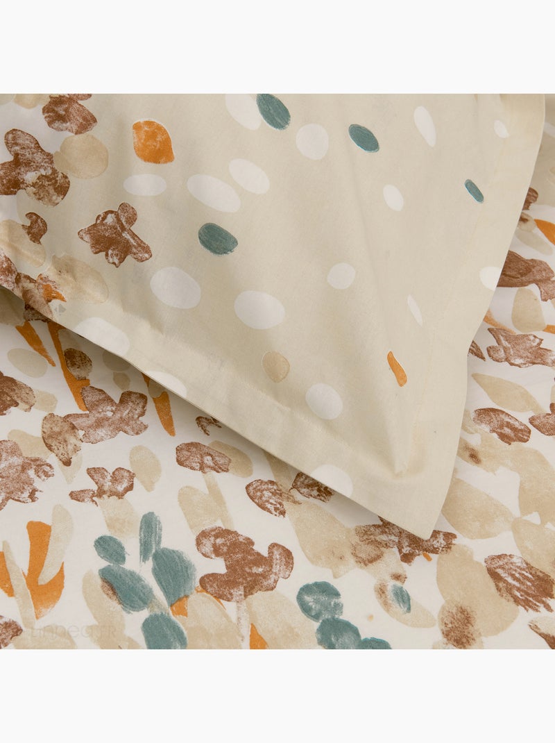 Housse de couette coton EVASION Rose pâle - Kiabi
