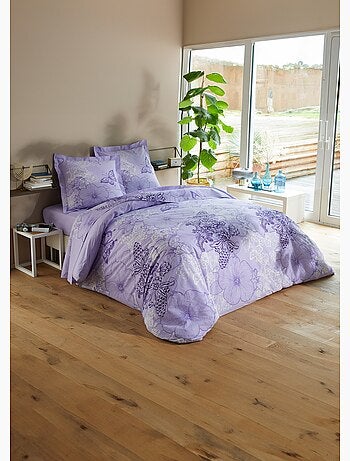 Housse de couette coton imprimé fantaisie - Afibel