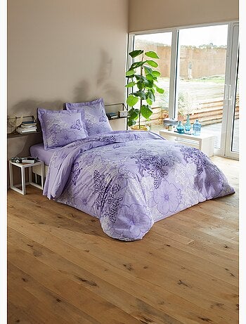 Housse de couette coton imprimé fantaisie