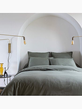 Housse de couette coton lavé