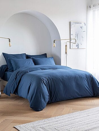Housse de couette coton lavé