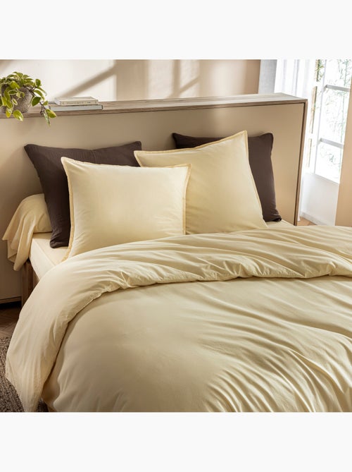 Housse de couette coton lavé - Kiabi Housse de couette coton lavé - Kiabi