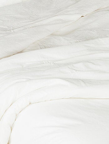 Drap Plat en Coton Lavé