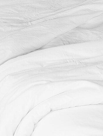 Drap Plat en Coton Lavé