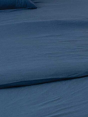 Drap Plat en Coton Lavé