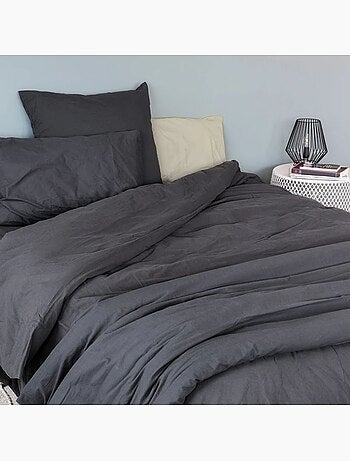 Housse de couette coton Lavé Oekotex