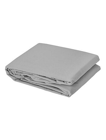 Drap Plat en Coton Lavé