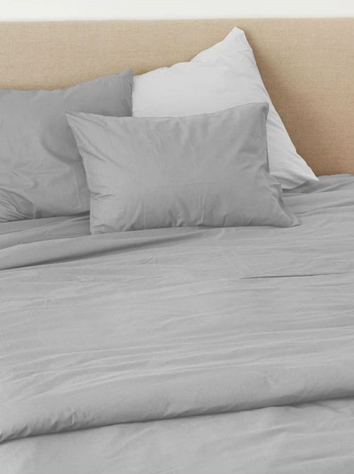 Housse de couette coton Lavé Oekotex - Kiabi