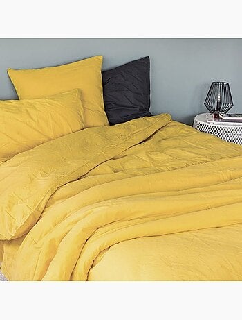 Housse de couette coton Lavé Oekotex