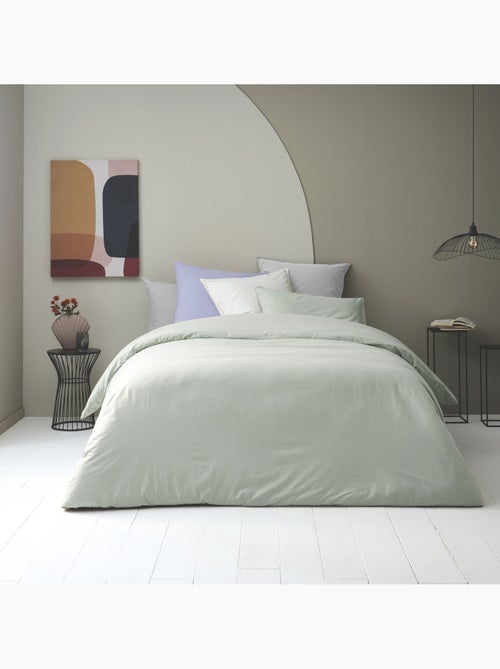 Housse de couette coton Lavé Oekotex - Kiabi Housse de couette coton Lavé Oekotex - Kiabi