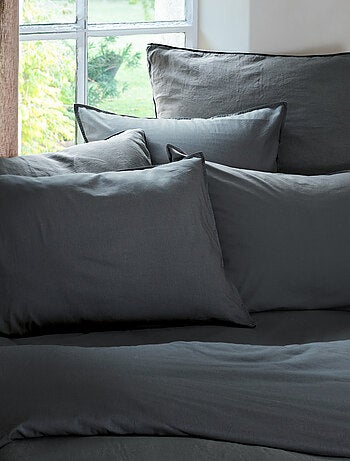 Housse de couette coton lavé PALACE