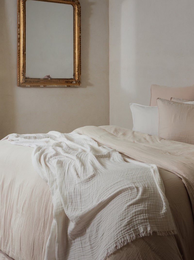 Housse de couette coton MILOS Beige foncé - Kiabi