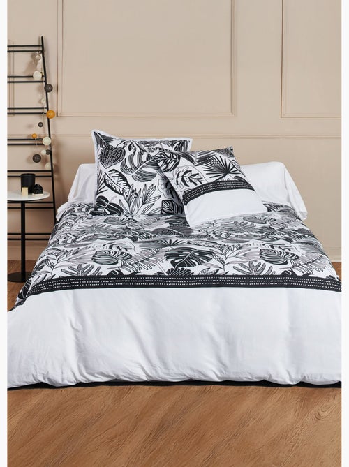Housse de couette coton motif botanique - Afibel - Kiabi