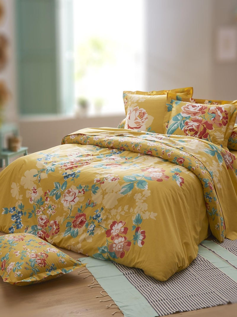 Housse de couette coton OBSESSION Safran - Kiabi