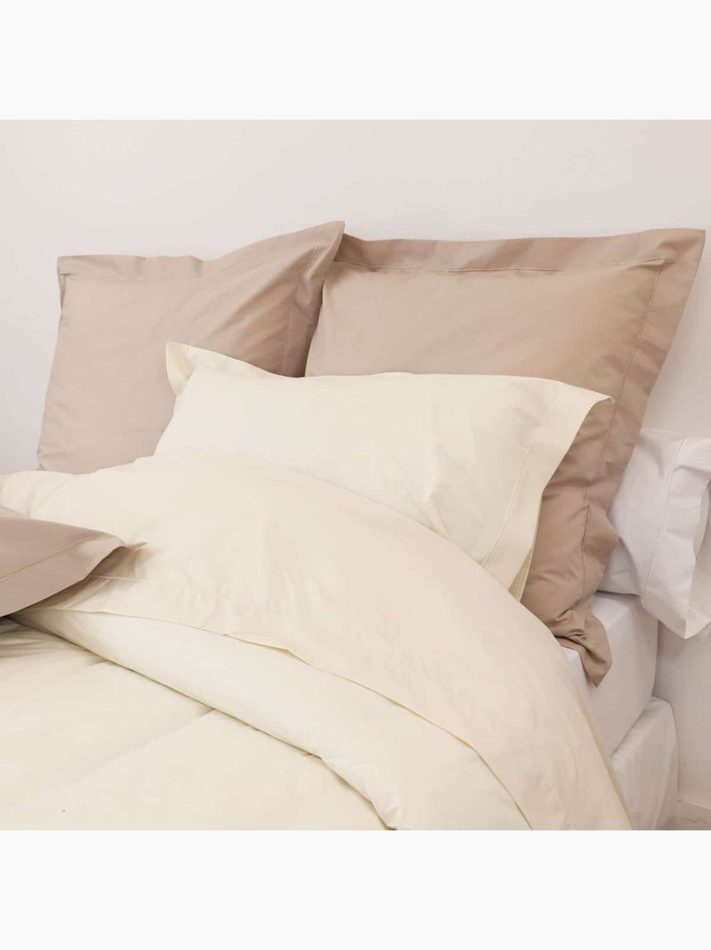 Housse de couette coton percale 200 fils DESIREE Violet - Kiabi