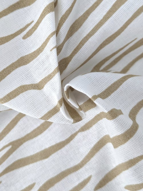 Housse de couette coton REFLET OUTREMER - Kiabi