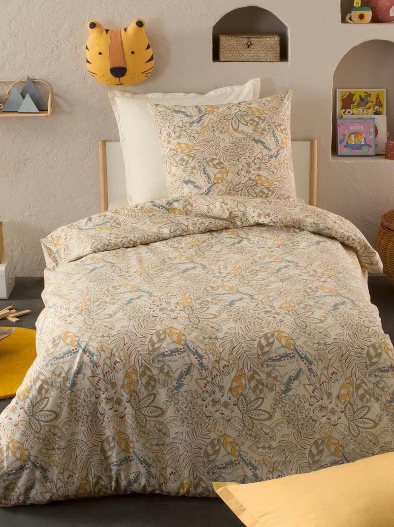 Housse de couette coton SACHA Blanc cassé - Kiabi