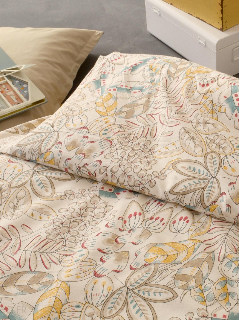Housse de couette coton SACHA Blanc cassé - Kiabi