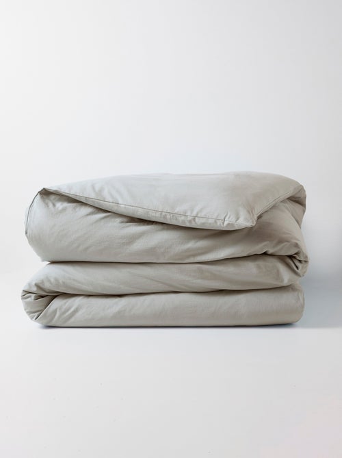 Housse de couette coton uni - Afibel - Kiabi