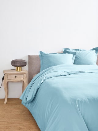 Housse de couette coton uni