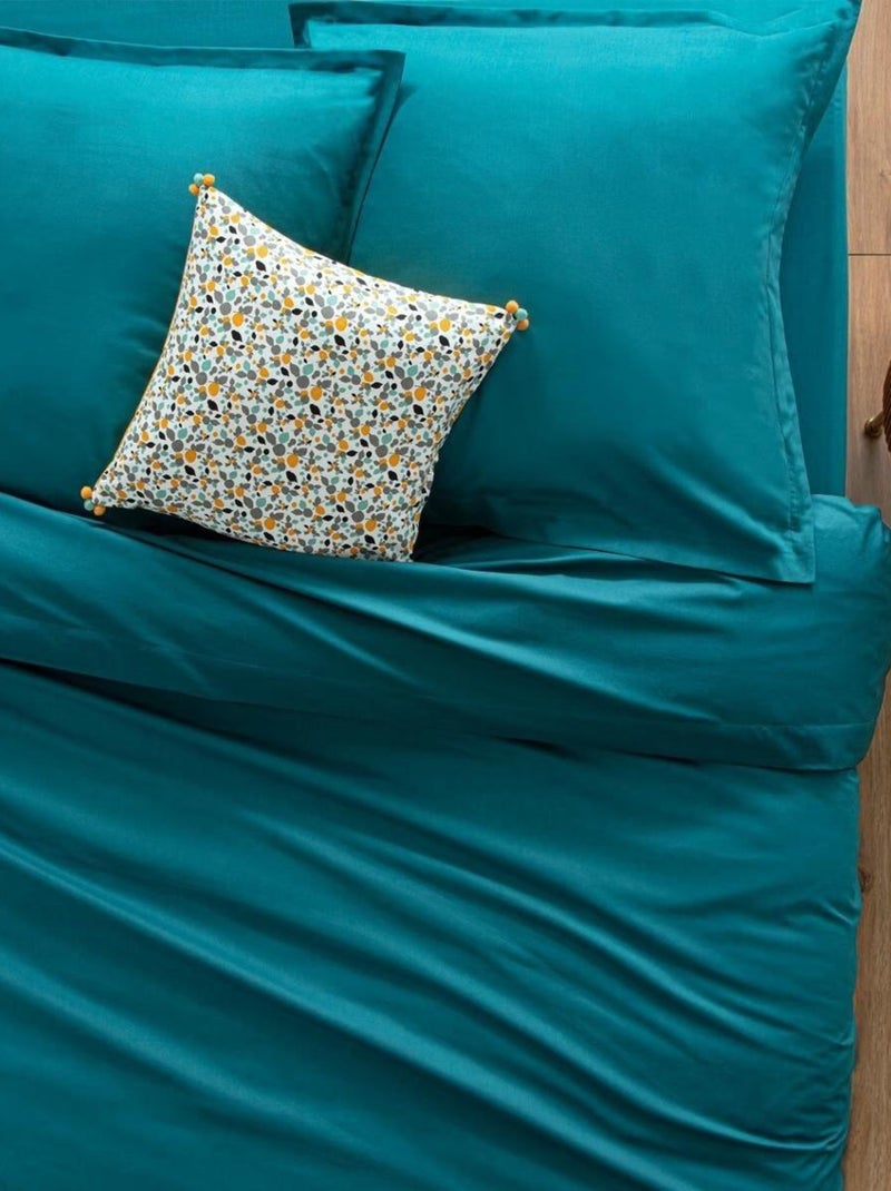 Housse de couette coton uni Couleur moderne Jaune - Kiabi