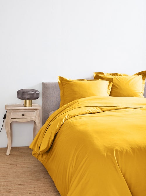 Housse de couette coton uni - Kiabi